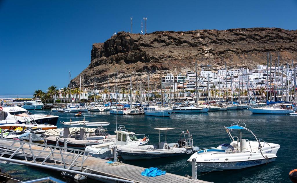 Apartamentos Las Palmeras Puerto De Mogan Exterior photo